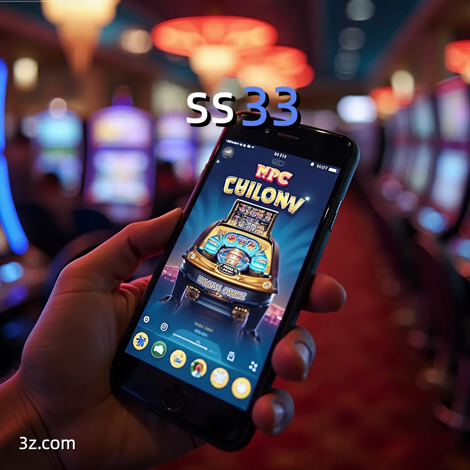 Imagem promocional da ss33 mostrando a plataforma e suas vantagens